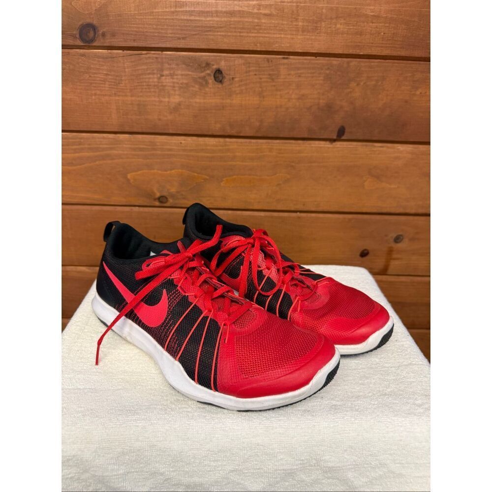 Nike Mens Flex Train Aver University Red/Black training shoe  Sz 10 831568-600